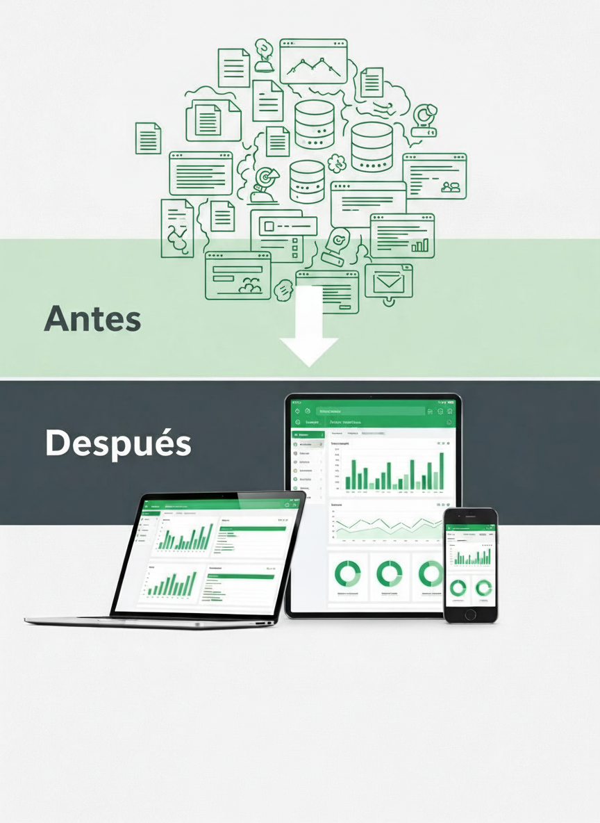 Visualización de Aplicación a Medida